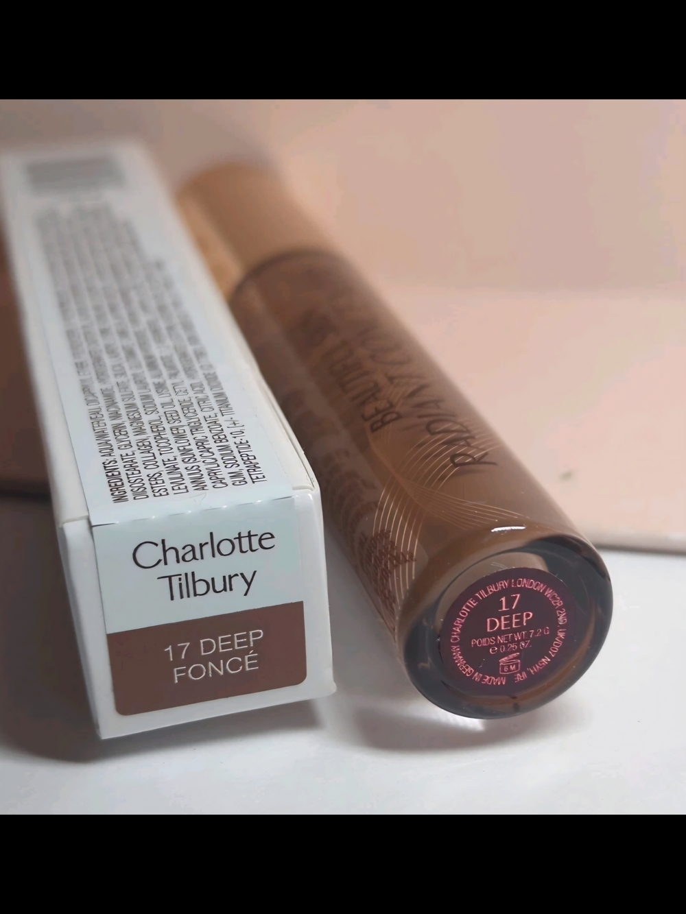 Charlotte Tilbury Beautiful Skin Radiant Concealer Shade 17 Deep
